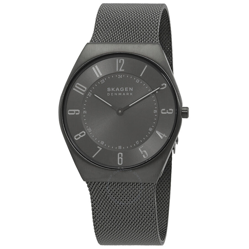 Skagen Grenen Ultra Slim Quartz Charcoal Dial Unisex Watch SKW6824 - The Watches Men & Co