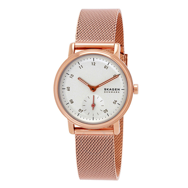 Skagen Kuppel Lille White Dial Ladies Watch SKW3099 - The Watches Men & Co