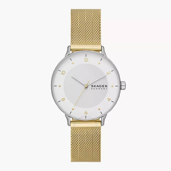 Skagen Riis Quartz White Dial Ladies Watch SKW3092 - The Watches Men & Co