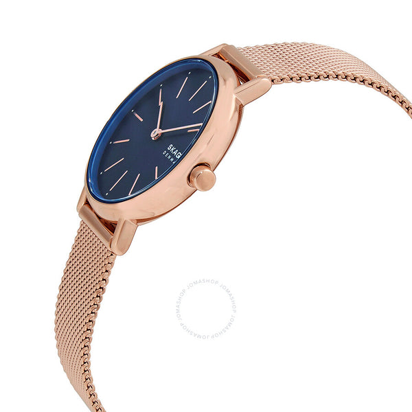 Skagen Signatur Lille Quartz Rose Gold-tone Ladies Watch SKW2837 - The Watches Men & Co #2