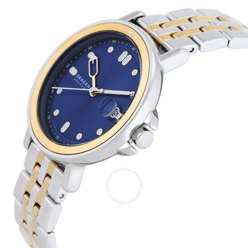 Skagen Signatur Lille Sport Quartz Blue Dial Ladies Watch SKW3137 - The Watches Men & Co #2