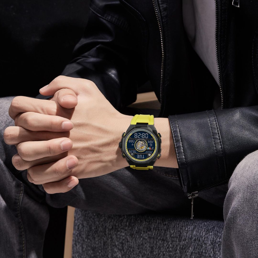 Skyway Smartwatch with Tourbillon Men’s Watch NOXSKYWAYBLACKYELLOW - Watch