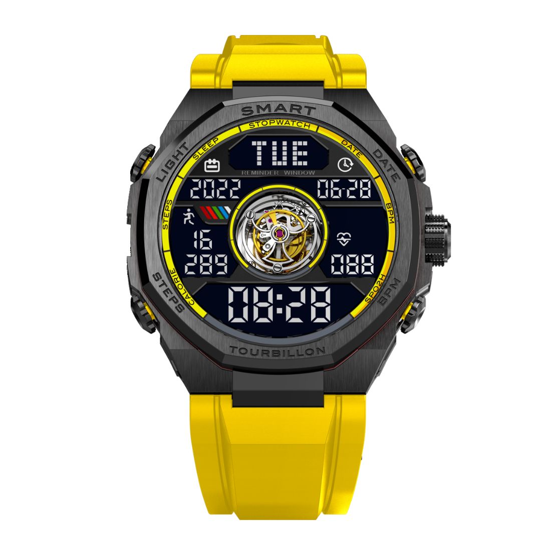 Skyway Smartwatch with Tourbillon Men’s Watch NOXSKYWAYBLACKYELLOW - Watch