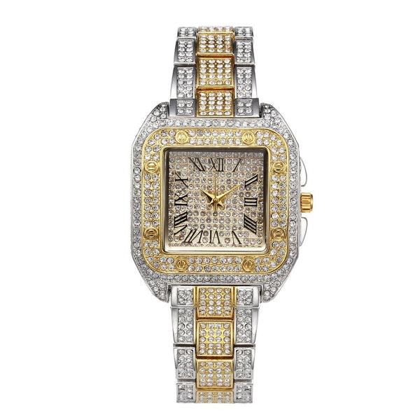 Big Daddy Square Bling Watch