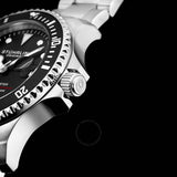 Stuhrling Original Aquadiver Automatic Black Dial Men's Watch M13534#M13534 - The Watches Men & Co #7