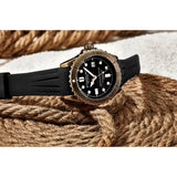 Stuhrling Original Aquadiver Automatic Black Dial Men's Watch M16759 - The Watches Men & Co #3