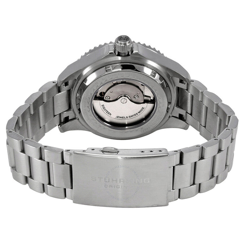 Stuhrling Original Aquadiver Automatic Blue Dial Men's Watch M13520 - The Watches Men & Co #3