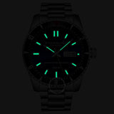 Stuhrling Original Aquadiver Automatic Blue Dial Men's Watch M16758 - The Watches Men & Co #3