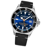 Stuhrling Original Aquadiver Automatic Blue Dial Men's Watch M17182 - The Watches Men & Co #2