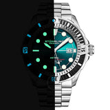 Stuhrling Original Aquadiver Automatic Green Dial Men's Watch M16744 - The Watches Men & Co #4