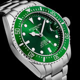 Stuhrling Original Aquadiver Automatic Green Dial Men's Watch M18253 - The Watches Men & Co #3