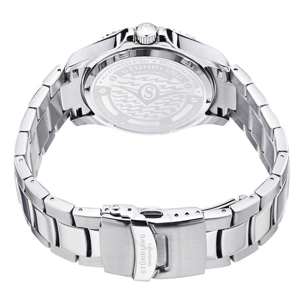 Stuhrling Original Aquadiver Black Dial Men's Watch M15266 - The Watches Men & Co #2