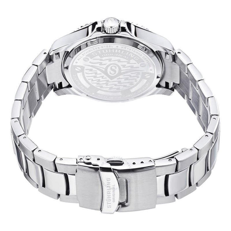 Stuhrling Original Aquadiver Black Dial Men's Watch M15266 - The Watches Men & Co #2