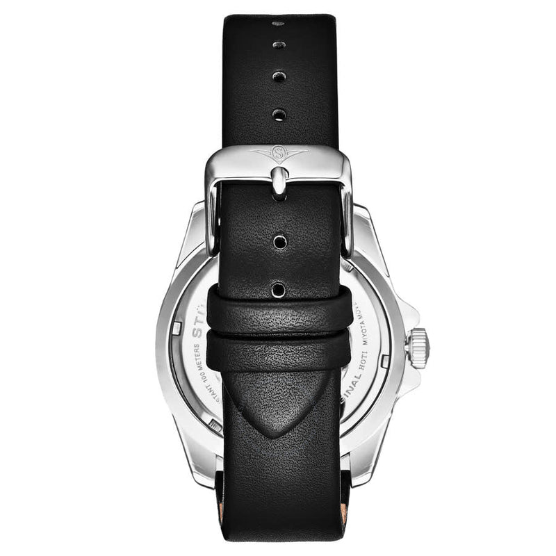 Stuhrling Original Aquadiver Quartz Black Dial Men's Watch M17203 - The Watches Men & Co #3