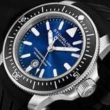 Stuhrling Original Aquadiver Quartz Blue Dial Men's Watch M13623 - The Watches Men & Co #3
