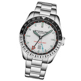 Stuhrling Original Aquadiver Quartz White Dial Men's Watch M17218 - The Watches Men & Co #2