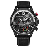 Stuhrling Original Aviator Chronograph Quartz Black Dial Men's Watch M17975 - The Watches Men & Co