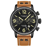 Stuhrling Original Aviator Quartz Black Dial Men's Watch M13648 - The Watches Men & Co