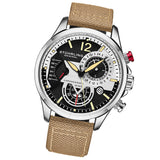 Stuhrling Original Aviator Quartz Black Dial Men's Watch M17973 - The Watches Men & Co #2