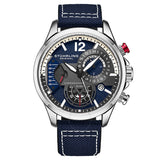 Stuhrling Original Aviator Quartz Blue Dial Men's Watch M13587 - The Watches Men & Co