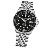 Stuhrling Original Depthmaster Automatic Black Dial Men's Watch M18010 - The Watches Men & Co #2