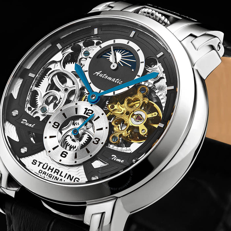 Stuhrling Original Legacy Automatic Black Dial Men's Watch M13529 - The Watches Men & Co #4