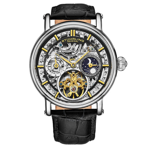 Stuhrling Original Legacy Automatic Black Dial Men's Watch M13581 - The Watches Men & Co