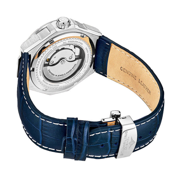 Stuhrling Original Legacy Automatic Blue Dial Men's Watch M13491 - The Watches Men & Co #2