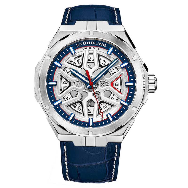 Stuhrling Original Legacy Automatic Blue Dial Men's Watch M13491 - The Watches Men & Co