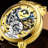 Stuhrling Original Legacy Automatic Gold Dial Men's Watch M13514 - The Watches Men & Co #4