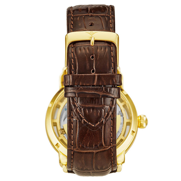 Stuhrling Original Legacy Automatic Gold Dial Men's Watch M13527 - The Watches Men & Co #2