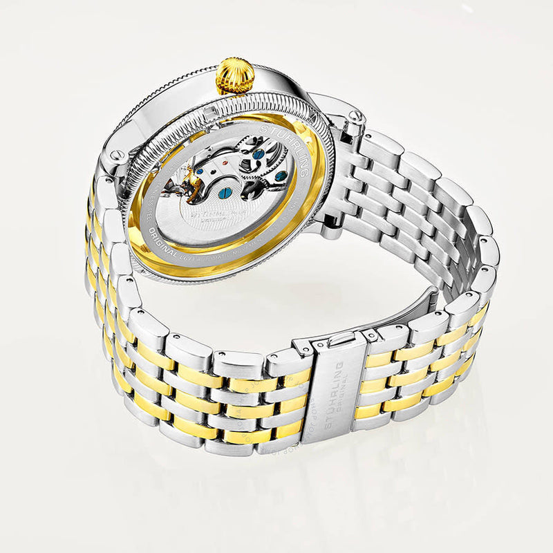 Stuhrling Original Legacy Automatic Gold Dial Men's Watch M13564 - The Watches Men & Co #2