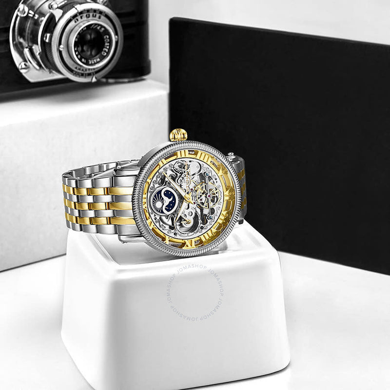 Stuhrling Original Legacy Automatic Gold Dial Men's Watch M13564 - The Watches Men & Co #3