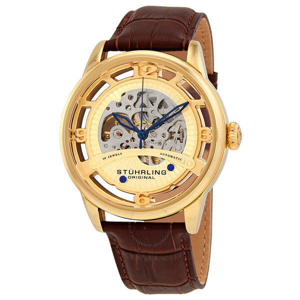 Stuhrling Original Legacy Automatic Gold Dial Men's Watch M16238 - The Watches Men & Co