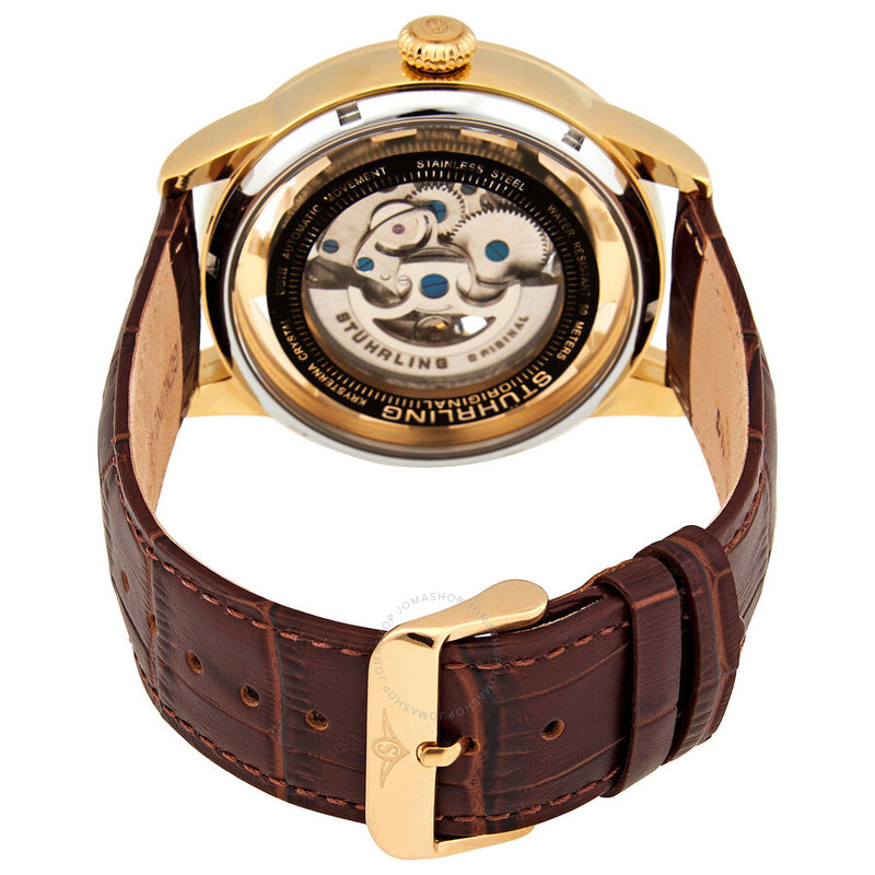 Stuhrling Original Legacy Automatic Gold Dial Men's Watch M16238 - The Watches Men & Co #3