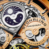 Stuhrling Original Legacy Automatic Rose Dial Men's Watch M13522 - The Watches Men & Co #3