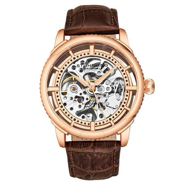 Stuhrling Original Legacy Automatic Rose Dial Men's Watch M13633 - The Watches Men & Co