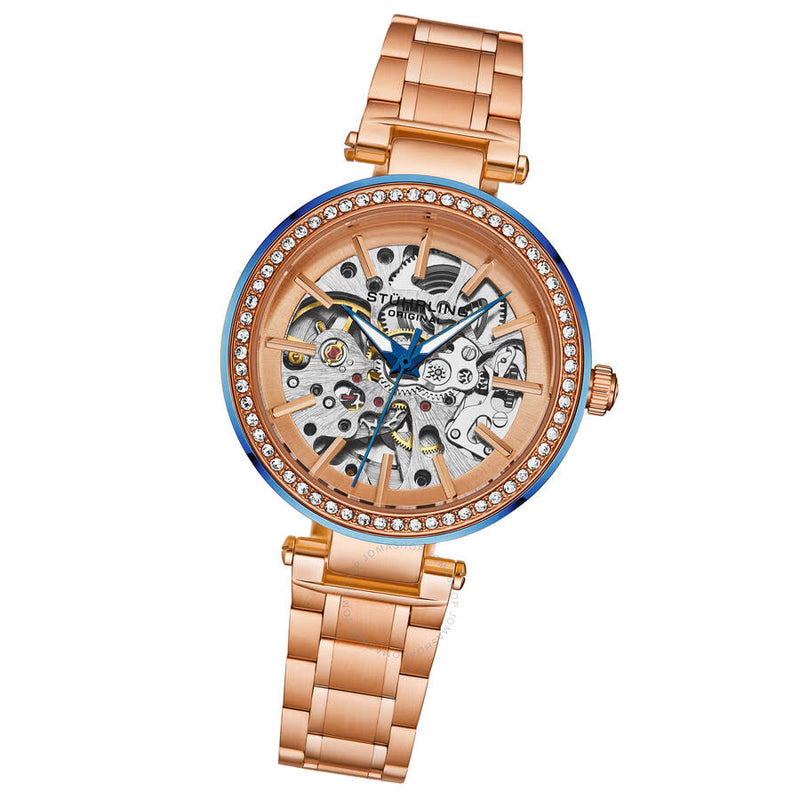 Stuhrling Original Legacy Automatic Rose Gold Dial Ladies Watch M17991 - The Watches Men & Co #2