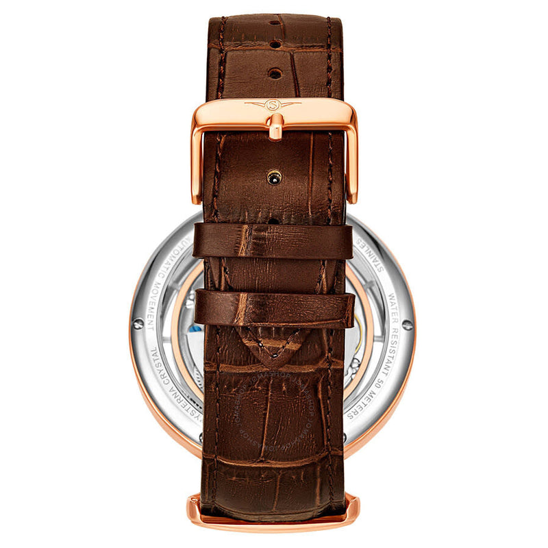 Stuhrling Original Legacy Automatic Rose Gold Dial Men's Watch M13579 - The Watches Men & Co #2