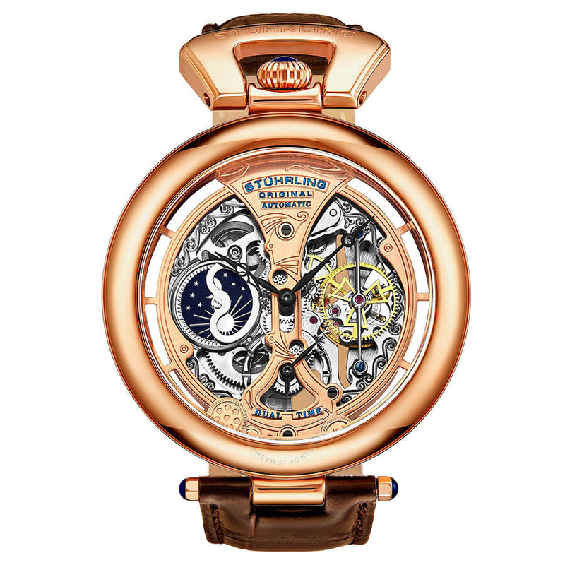 Stuhrling Original Legacy Automatic Rose Gold Dial Men's Watch M13579 - The Watches Men & Co