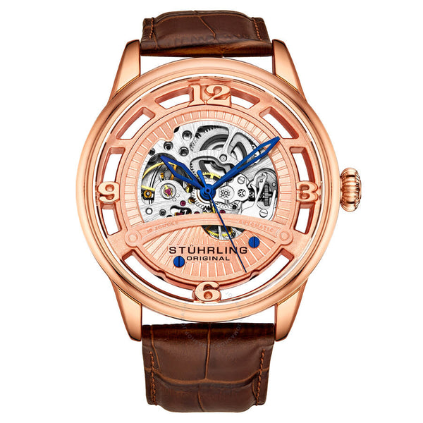 Stuhrling Original Legacy Automatic Rose Gold Dial Men's Watch M16239 - The Watches Men & Co