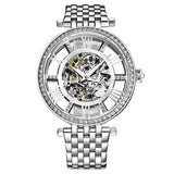 Stuhrling Original Legacy Automatic Silver Dial Ladies Watch M13607 - The Watches Men & Co