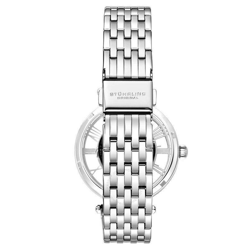 Stuhrling Original Legacy Automatic Silver Dial Ladies Watch M13607 - The Watches Men & Co #2