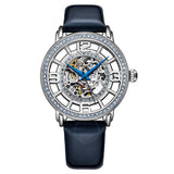 Stuhrling Original Legacy Automatic Silver Dial Ladies Watch M13610 - The Watches Men & Co