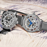 Stuhrling Original Legacy Automatic Silver Dial Ladies Watch M13610 - The Watches Men & Co #4