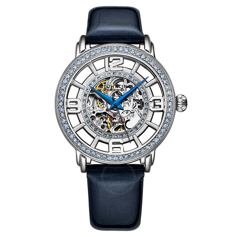 Stuhrling Original Legacy Automatic Silver Dial Ladies Watch M13610 - The Watches Men & Co