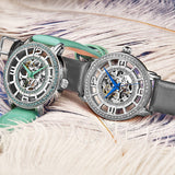 Stuhrling Original Legacy Automatic Silver Dial Ladies Watch M13611 - The Watches Men & Co #4