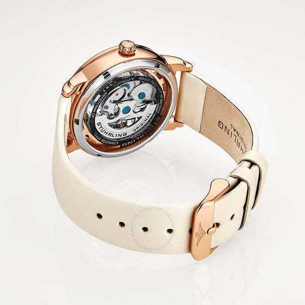 Stuhrling Original Legacy Automatic Silver Dial Ladies Watch M13626 - The Watches Men & Co #2