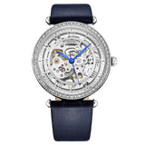 Stuhrling Original Legacy Automatic Silver Dial Ladies Watch M17195 - The Watches Men & Co