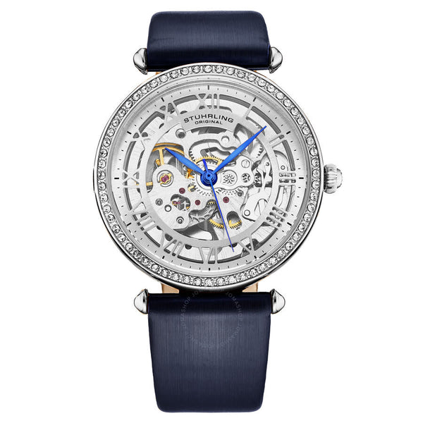 Stuhrling Original Legacy Automatic Silver Dial Ladies Watch M17195 - The Watches Men & Co